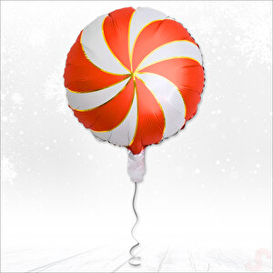 Kırmızı Şeker Folyo Balon 45cm