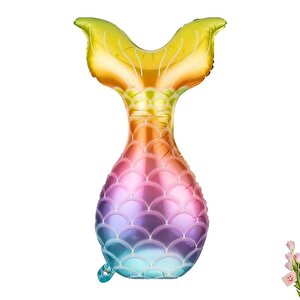 Deniz Kızı Kuyruk Folyo Balon - 80 Cm X 50 Cm