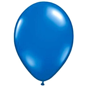 Balon Standlı, 7 Adet - Metalik Lacivert Balon