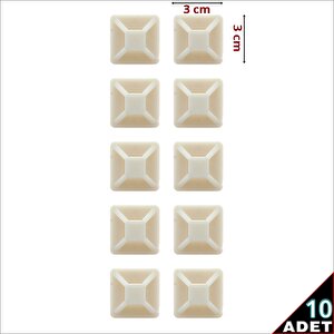 Yapışkan Bantlı Kroşe - 10 Adet