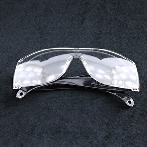 İş Güvenlik Gözlüğü Lazer Uv Laboratuvar Laborant Koruyucu Kaynak Gözlüğü Toz Çapak Korumalı Gözlük Şeffaf