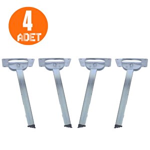 Sofra Ayağı Metal Katlanır Yer Sofrası Sini Altı 20 Cm (4 Adet)