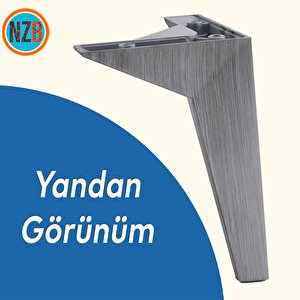 Mobilya Kanepe Çekyat Sehpa Tv Ünitesi Baza Koltuk Ayağı Çekyat Renk Saten Eskitme 12 Cm Ayak