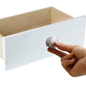 Düğme Çekmece Dolap Kapak Kulpu Kulbu Mat Krom Metal Kulp