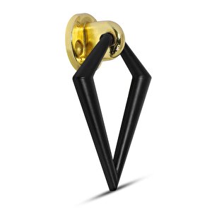 Sarkaç Dolap Çekmece Kulpu Kulbu Metal Siyah-altın Halka Kulp