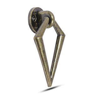 Sarkaç Dolap Çekmece Kulpu Kulbu Metal Antik Sarı Halka Kulp