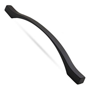 Çekmece Mutfak Dolap Kapak Kulpu Kulbu 160-192 Mm Mat Siyah Metal Kulp