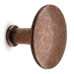 Düğme Çekmece Dolap Kapak Kulpu Kulbu Antik Bakır Metal Kulp