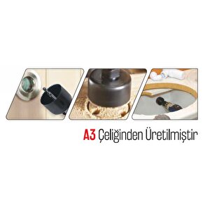 Bay-tec Buat Açma Panç Seti 8 Parça Ahşap Alçıpan Mk0290