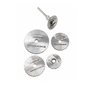 Bn5 6  Parça Dremel Gravür Uç Takım Daire Testere Hss Kesici Disk