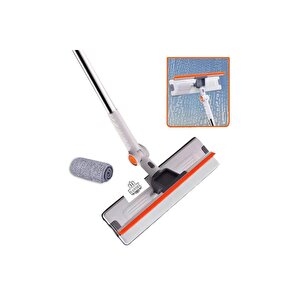 Teleskopik Çift Taraflı Pratik Yüksek Kaliteli Cam Silme Aparatı Yedek Bez