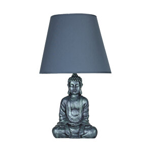 Modern Dizayn Buda Abajur Yeşil Lacivert