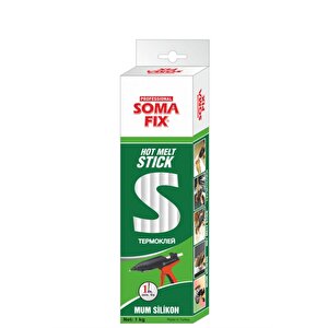 Şeffaf Kalın Mum Silikon 11.3x300 Mm 1 Kg Kalın