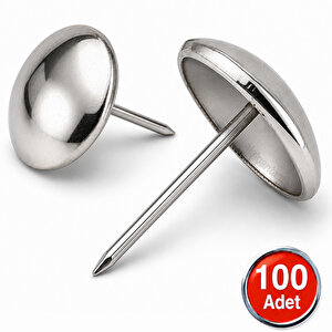 Kabara Parlak Çivi Raptiye Küçük Boy 100'lü Paket