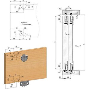 Mepa Skm 15 Mini Sürgü Kapak Mekanizması