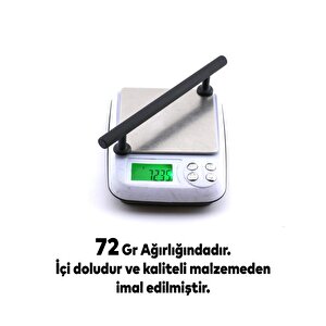 Doruk Kulp Mobilya Mutfak Dolabı Çekmece Dolap Kulpları Kapak Kulpu Kulbu Siyah 128 Mm Metal