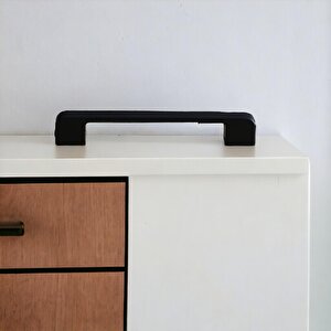 Arel Kulp Mobilya Mutfak Dolabı Çekmece Dolap Kulpları Kapak Kulpu Kulbu Siyah 160 Mm Metal