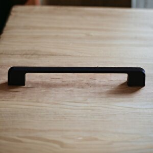 Arel Kulp Mobilya Mutfak Dolabı Çekmece Dolap Kulpları Kapak Kulpu Kulbu Siyah 224 Mm Metal