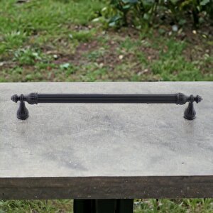 Şah Kulp Mobilya Mutfak Dolabı Çekmece Dolap Kulpları Kapak Kulpu Kulbu Siyah 192 Mm Metal