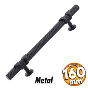 Burç Kulp Mobilya Mutfak Dolabı Çekmece Dolap Kulpları Kapak Kulpu Kulbu Siyah 160 Mm Metal