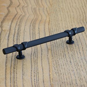 Burç Kulp Mobilya Mutfak Dolabı Çekmece Dolap Kulpları Kapak Kulpu Kulbu Siyah 160 Mm Metal