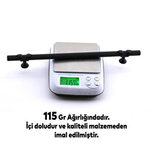 Burç Kulp Mobilya Mutfak Dolabı Çekmece Dolap Kulpları Kapak Kulpu Kulbu Siyah 224 Mm Metal