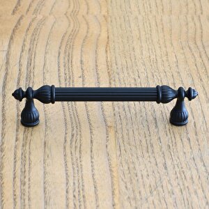 Şah Kulp Mobilya Mutfak Dolabı Çekmece Dolap Kulpları Kapak Kulpu Kulbu Siyah 96 Mm Metal