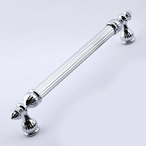 Şah Kulp Mobilya Mutfak Dolabı Çekmece Dolap Kulpları Kapak Kulpu Kulbu Krom Renk 192 Mm Metal