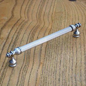 Şah Kulp Mobilya Mutfak Dolabı Çekmece Dolap Kulpları Kapak Kulpu Kulbu Krom Renk 192 Mm Metal