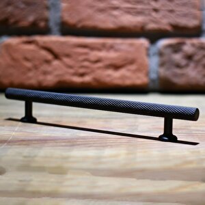 Doruk Kulp Mobilya Mutfak Dolabı Çekmece Dolap Kulpları Kapak Kulpu Kulbu Siyah 320 Mm Metal