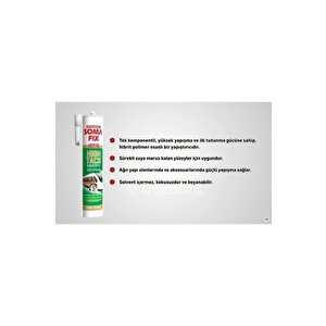 Somafix Beyaz Hibrit High Tack Korniş Yapıştırıcı 290 Ml