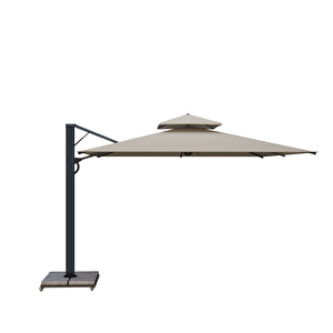 NOVA PARASOL 300X300 DREAM MODEL YANDAN DİREKLİ ŞEMSİYE