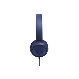 JBL Tune 500 Kulakustu Kablolu Kulakl k Mavi Kablolu Kulakl k