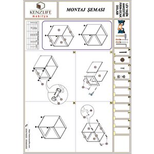 Ankastre Modülü Kabini Lev Yaşin Cordoba 85x60x56 Fırın Ocak Dolabı Ayarlı Ayaklı Cordoba