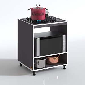 Ocak Dolabı Gülpembe Gri 85*70*60 Xlarge Hazır Mutfak Ankastre Gömme Ocak Için