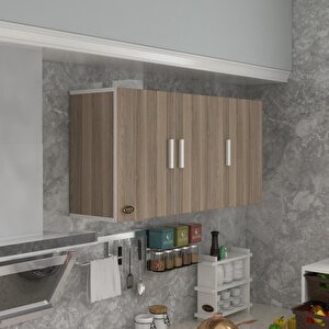 Hazır Mutfak Dirca32 Crd 060*120*32 Mutfak Banyo Dolabı Kapaklı Raflı