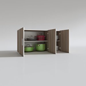 Hazır Mutfak Dirca32 Crd 060*120*32 Mutfak Banyo Dolabı Kapaklı Raflı