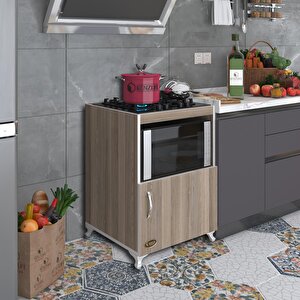 Ocak Dolabı Doğangün Crd 85*60*56 Hazır Mutfak Ankastre Gömme Ocak Için Arkalıksız