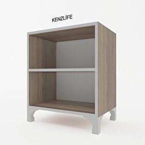 Kenzlife Kitaplık Tuğçe 048*060*020 Crd Ayaklı Mutfak Dolabı Banyo Ofis Ayakkabılık Kiler