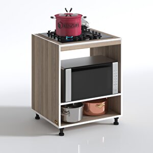 Ocak Dolabı Gülpembe Crd 85*70*60 Xlarge Hazır Mutfak Ankastre Gömme Ocak Için