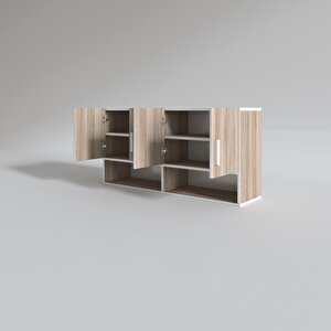 Hazır Mutfak Vesper Crd 060*120*22 Mutfak Banyo Dolabı Kapaklı Raflı
