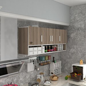 Hazır Mutfak Konsta Crd 060*150*32 Mutfak Banyo Dolabı Kapaklı Raflı