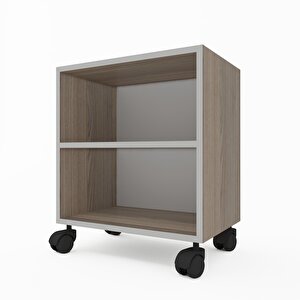Kenzlife Kitaplık Beril 048*040*020 Crd Tekerlekli Mutfak Dolabı Banyo Ofis Ayakkabılık Kiler
