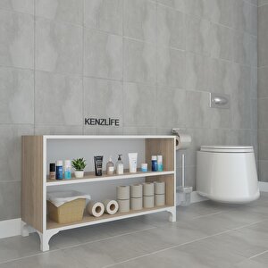Kitaplık Tuğçe 048*090*020 Crd Ayaklı Mutfak Dolabı Banyo Ofis Ayakkabılık Kiler