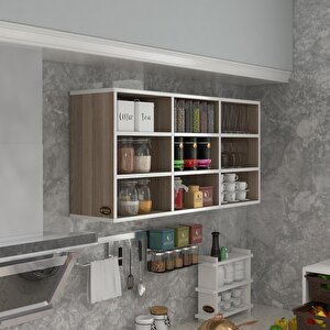 Hazır Mutfak Hortus22 Crd 060*120*22 Banyo Dolabı Raflı Kapaksız Arkalıklı