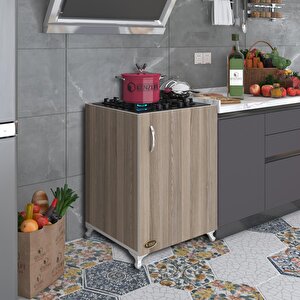 Ocak Dolabı Benek Crd 85*60*56 Hazır Mutfak Ankastre Gömme Ocak Için Arkalıksız