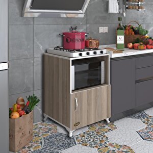 Ocak Dolabı Revbahar Crd 85*60*56 Hazır Mutfak Klasik Set Üstü Ocak Için Arkalıksız