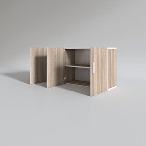 Hazır Mutfak Canna22 Crd 060*120*22 Mutfak Banyo Dolabı Kapaklı Raflı
