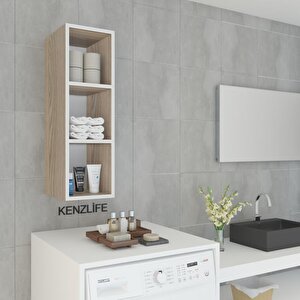Kenzlife Mutfak Dolabı Itır 090.030.30 Crd 2 Raflı Kapaksız Ofis Banyo Kiler Evrak Kitaplık