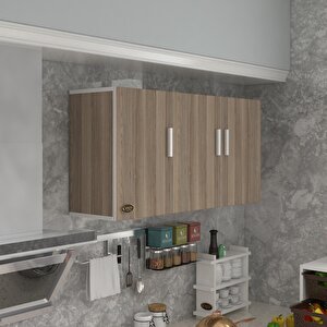 Hazır Mutfak Canna32 Crd 060*120*32 Mutfak Banyo Dolabı Kapaklı Raflı